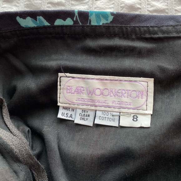 Rare Vintage Blair Woolverton One Shoulder Dress - Picture 3 of 7